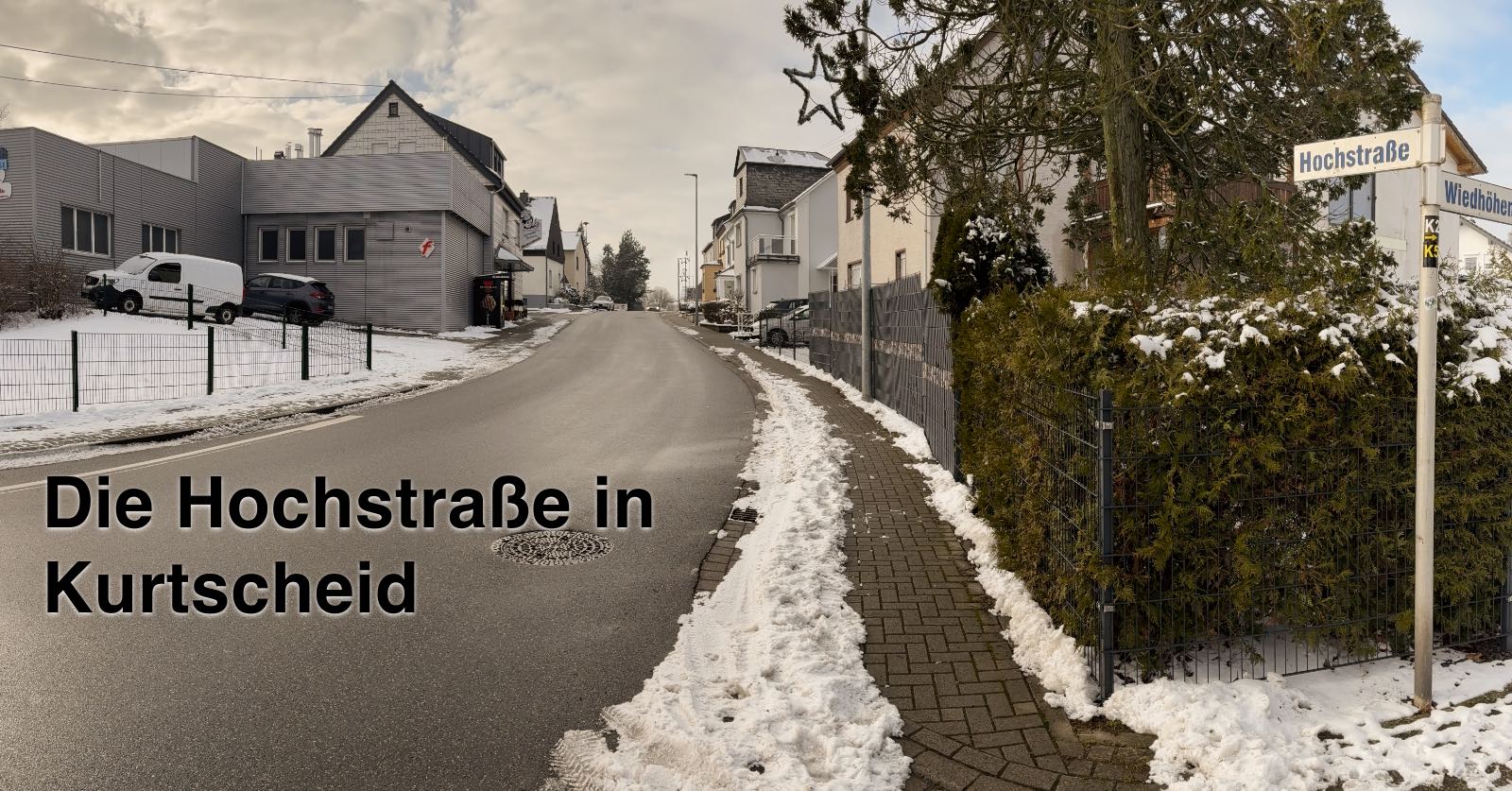 SWR-Beittrag zur Hoschstraße in Kurtscheid